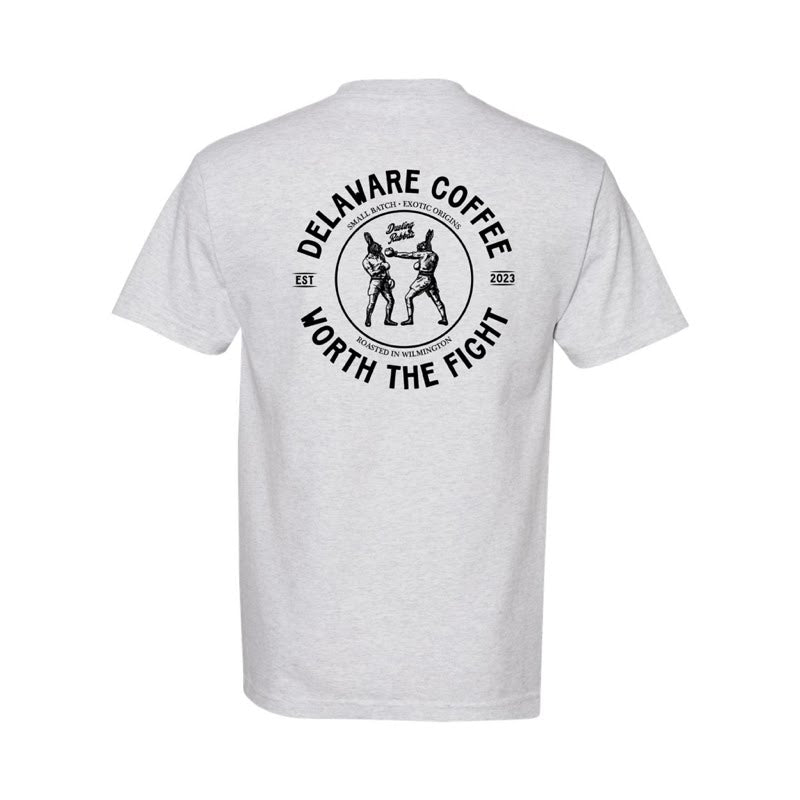 Coffee Worth the Fight — Premium Logo Tee