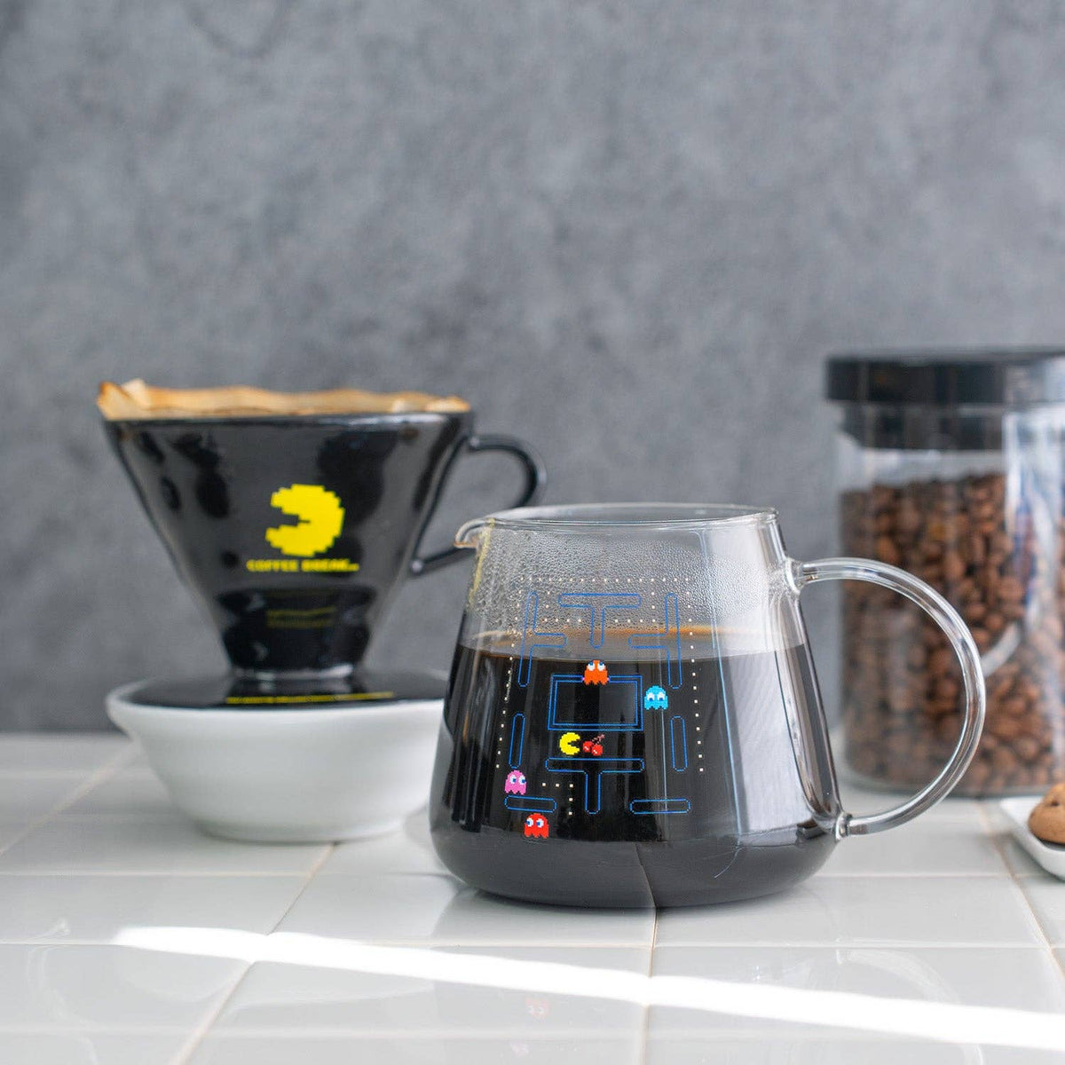 V60 Pour Over Ceramic Coffee Starter Set 02 Pac Man