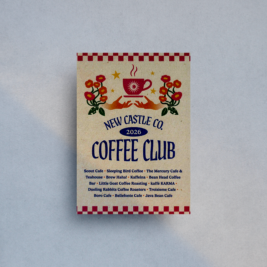New Castle County Coffee Club Art Print