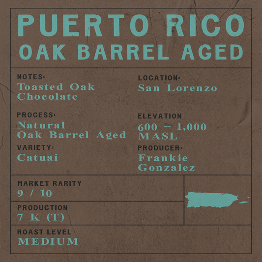 Puerto Rico - Frankie Gonzalez - Oak Barrel Aged