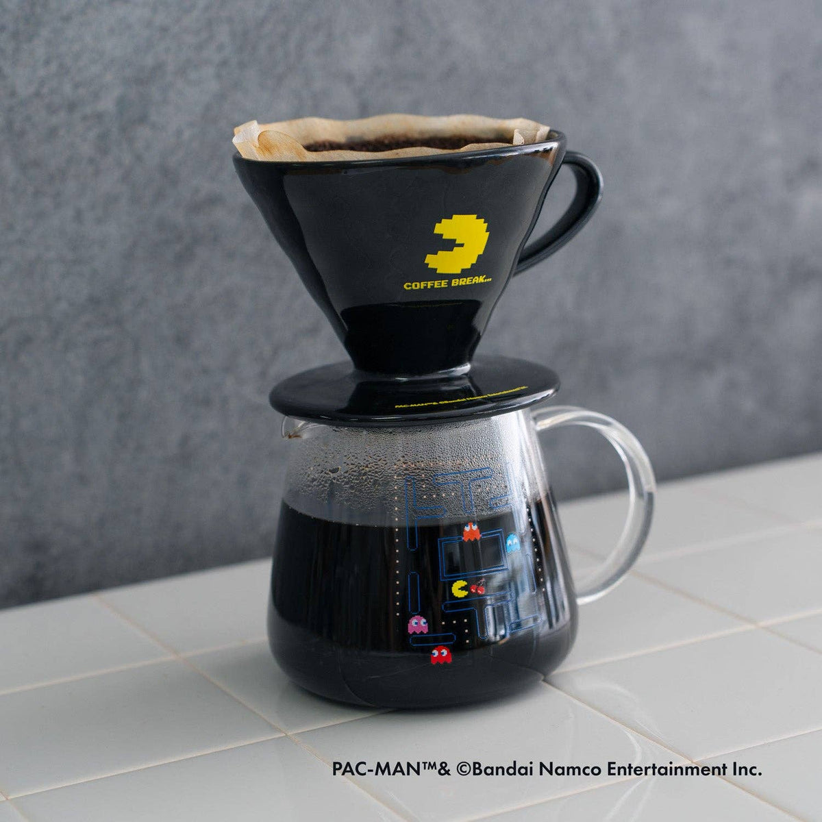 V60 Pour Over Ceramic Coffee Starter Set 02 Pac Man